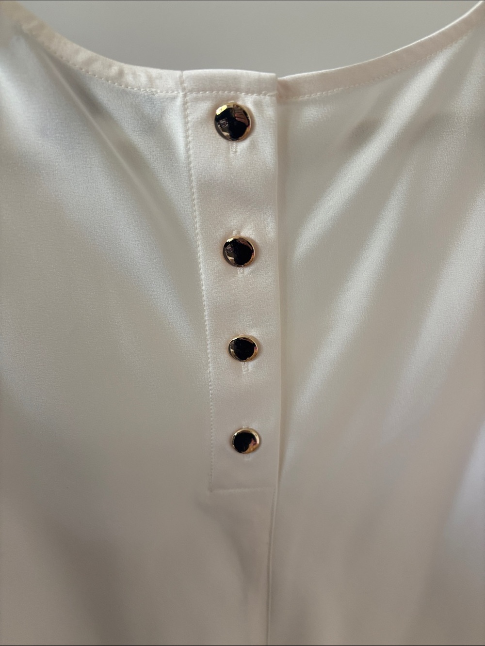 J. Crew Cream Satin Scoop Tank - Picture 4 of 5